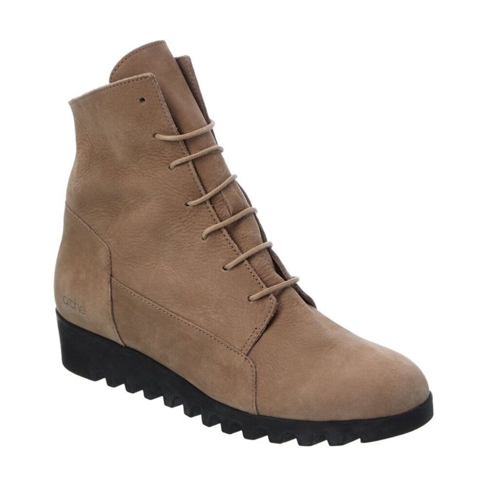 Arche Lominy Leather Bootie, Grey